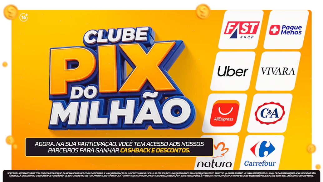 Promoção Pix do Milhão banner 2